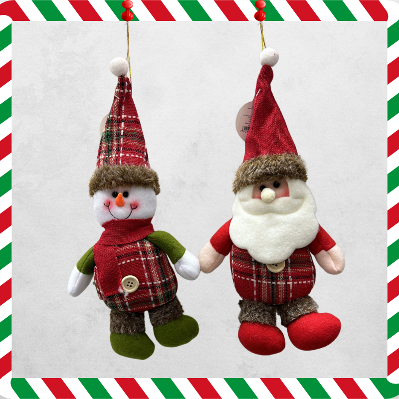 Pendente de Pelúcia de Natal