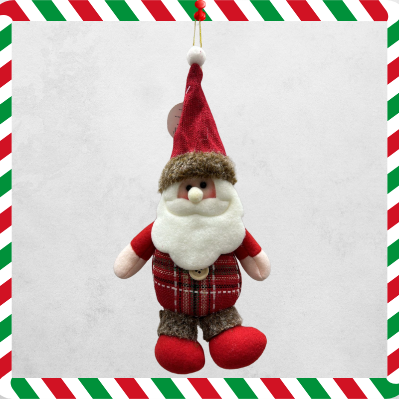 Pendente de Pelúcia de Natal