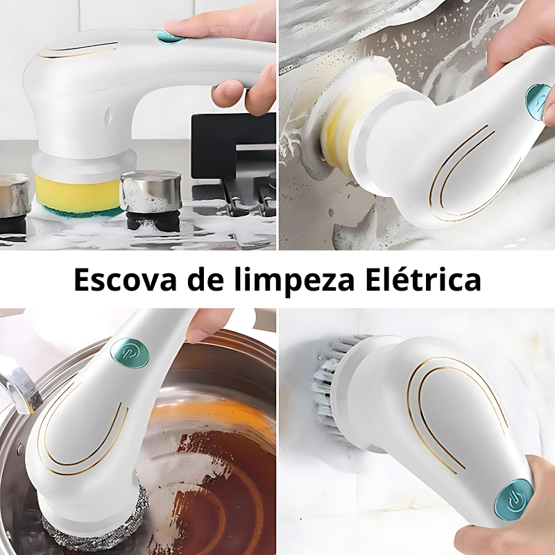 Escova Elétrica 5 em 1 Recarregável Múltiplas Superfícies - LDecor