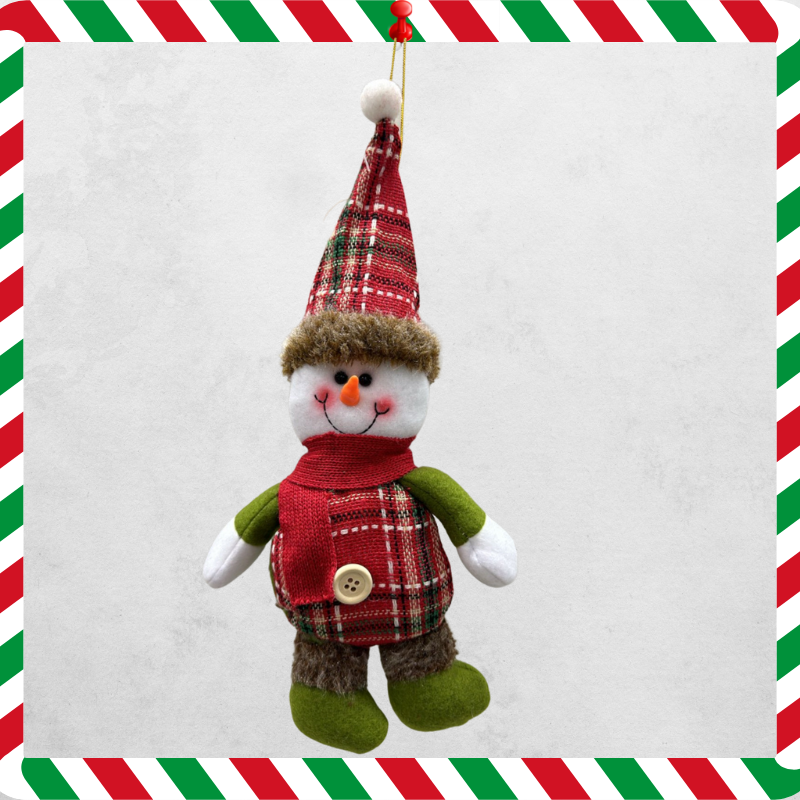 Pendente de Pelúcia de Natal