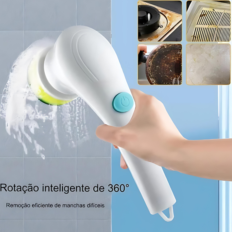 Escova Elétrica 5 em 1 Recarregável Múltiplas Superfícies - LDecor