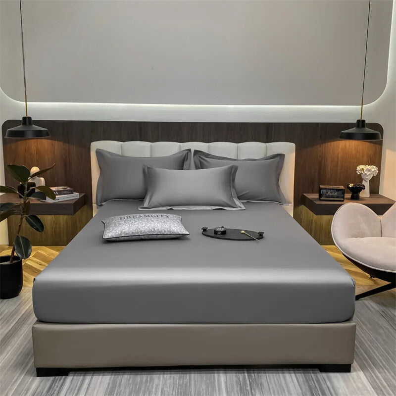 Jogo de Cama em Seda com 4 Peças - LDecor