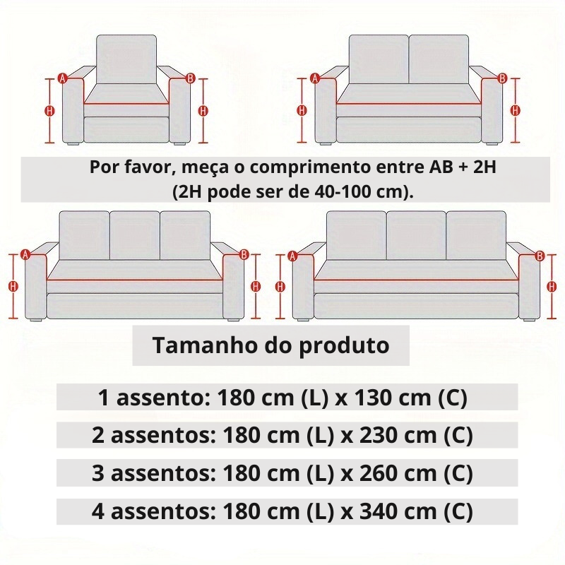 Capa de sofá boêmia - LDecor