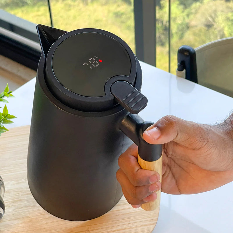 Garrafa Térmica com Termômetro Digital - LDecor