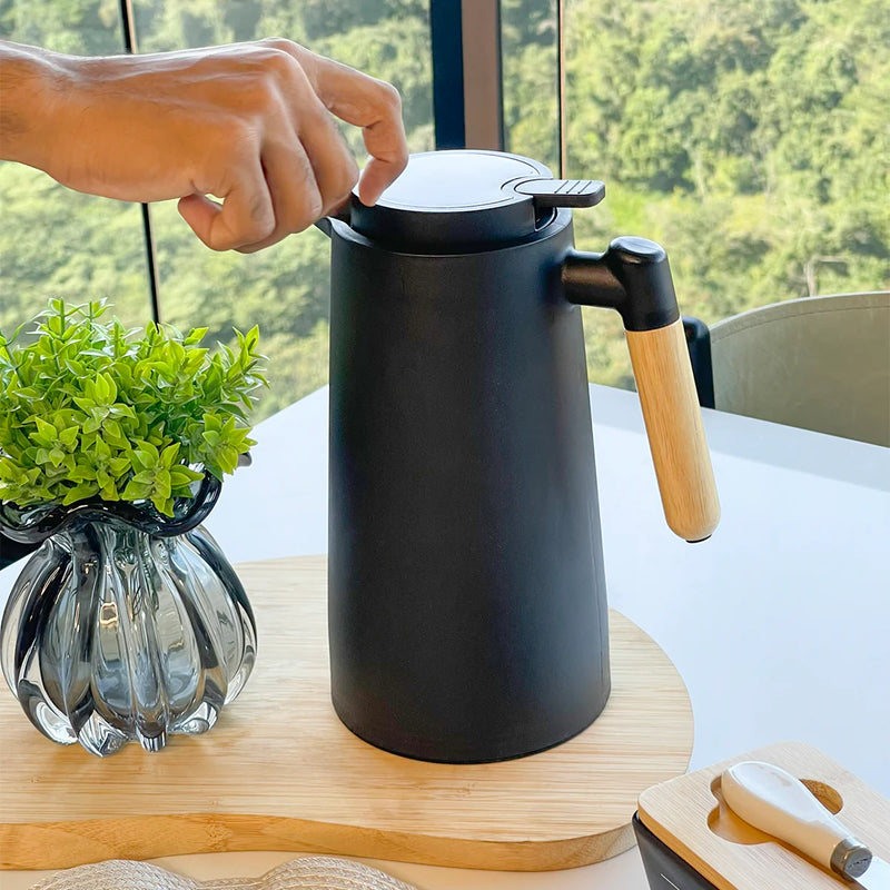 Garrafa Térmica com Termômetro Digital - LDecor