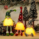 Kit 3 Bonecos De Natal Gnomos Brilhantes