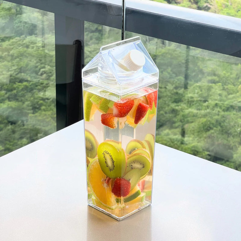 Garrafa Decorativa Transparente Organização para Bebidas