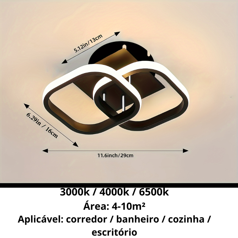 Luminária de Teto Aura - LDecor