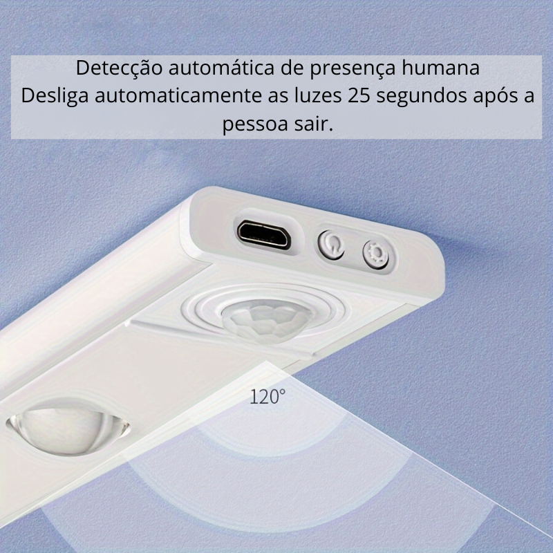 Luminária Inteligente com Sensor de Movimento - LDecor