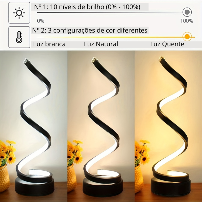 Luminária Criativa Estilo Art Deco - LDecor