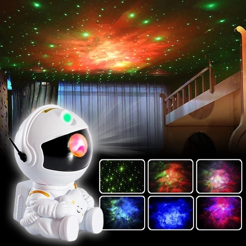 Mini Projetor Cosmos Astronauta Super Promoção Black Friday 56% OFF