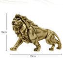 Escultura Leão Dourado - Tazzi