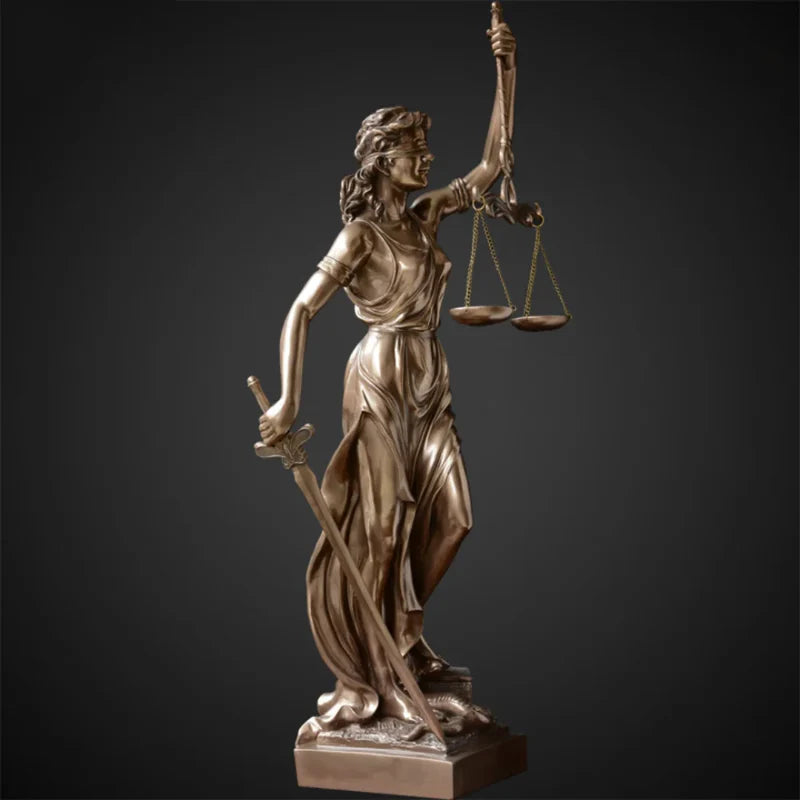 Escultura Themis Deusa da Justiça - Tazzi