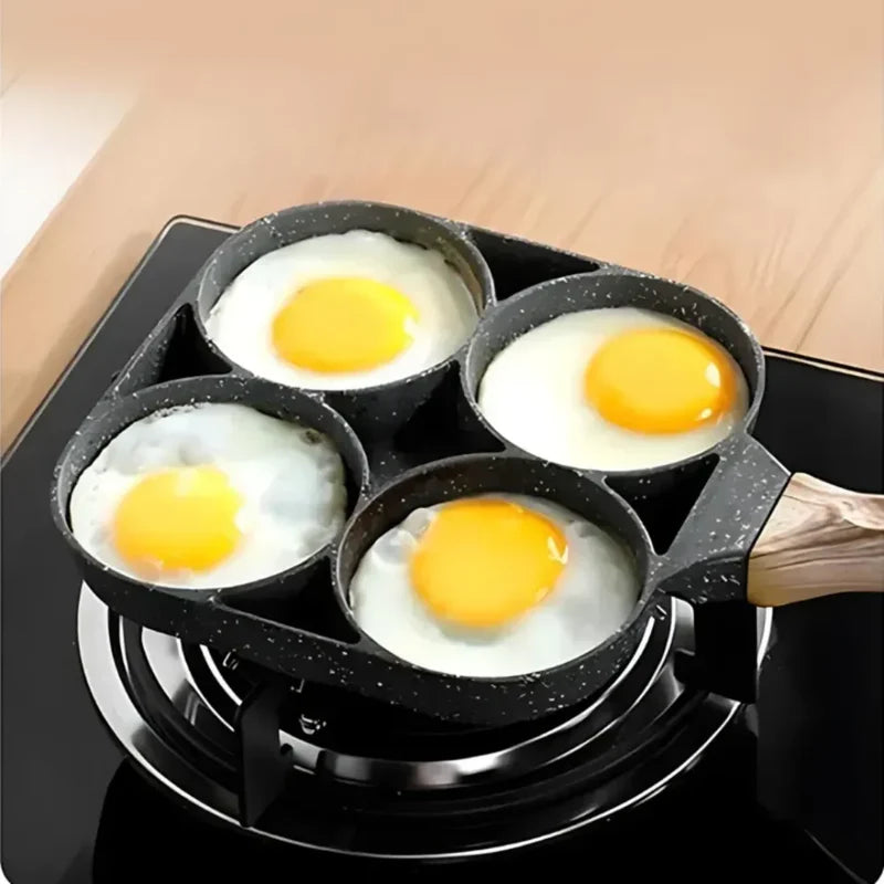 Frigideira Antiaderente para Ovos 4 Furos - LDecor