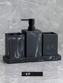 Kit de Mármore Para Banheiro - Extremo Luxo - Tazze