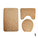 Kit Tapetes Para Banheiro e Lavabo 3 Peças - Tazze