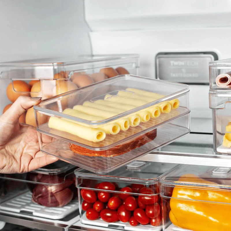 Organizador Porta Frios Duplo Clear Natural - LDecor