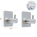 Suporte para Banheiro em Aço Inoxidável sem Furos - Tazze