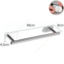 Suporte para Banheiro em Aço Inoxidável sem Furos - Tazze